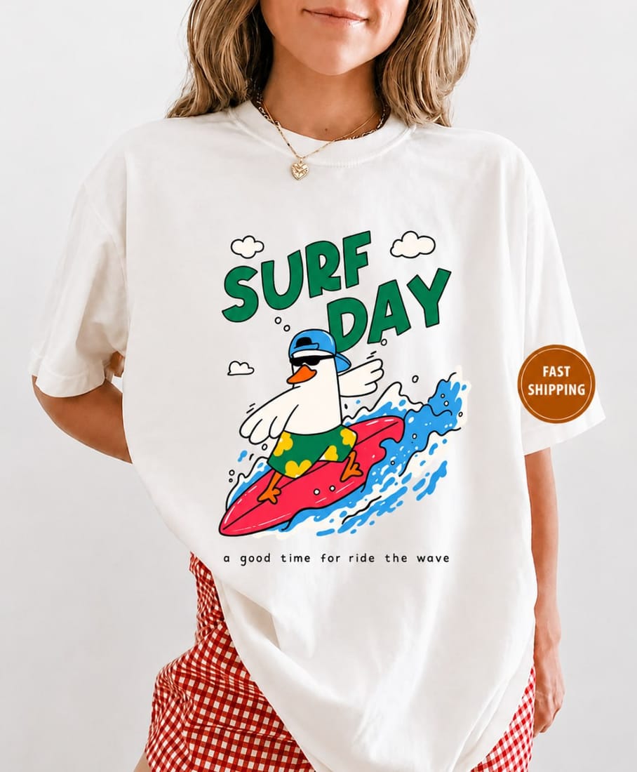 Surf Day Duck Tee